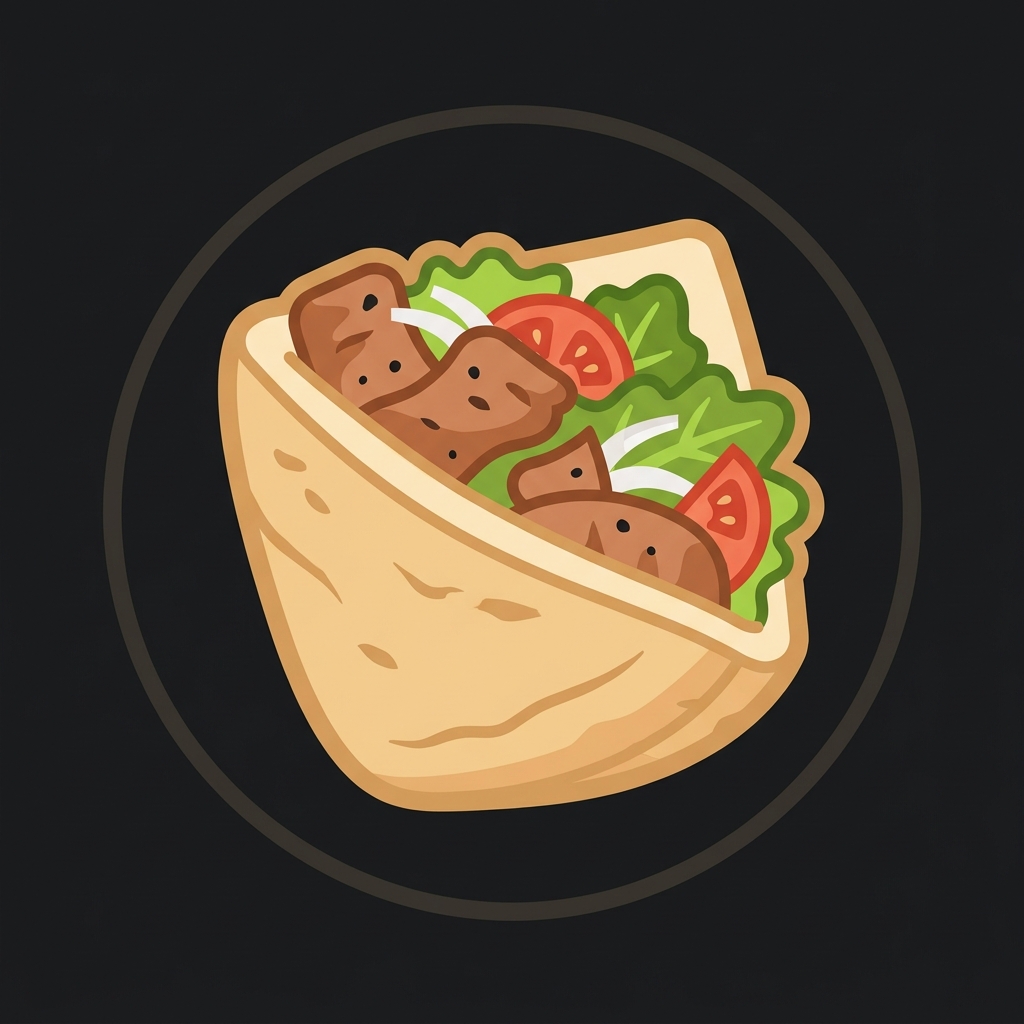 Piktogramm Döner Kebab